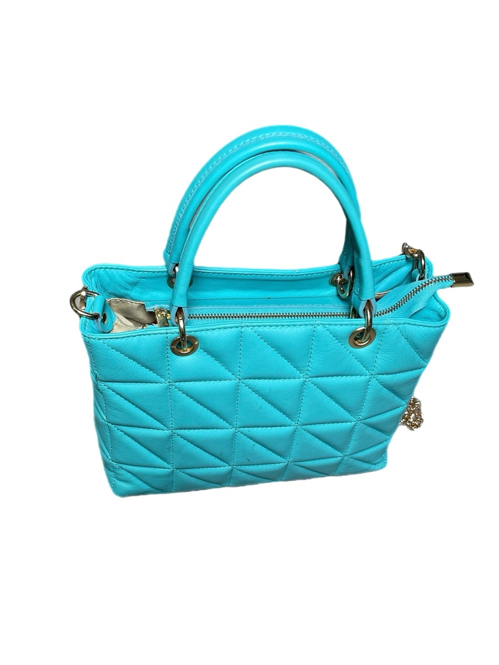 Dorse in Pelle Made in ITALY Genuine Leather Quilted Crossbody/Hand Bag